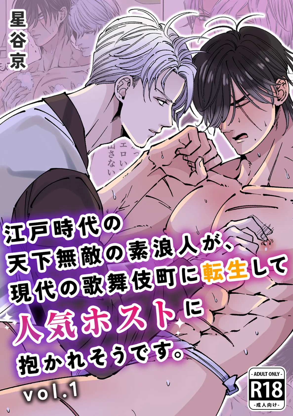 江戸時代の天下無敵の素浪人が、現代の歌舞伎町に転生して人気ホストに抱かれそうです。【R18版】Vol.1